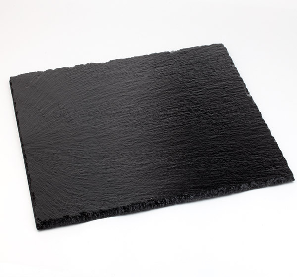 Naturschieferplatten, 4er Set  10 x 10 cm